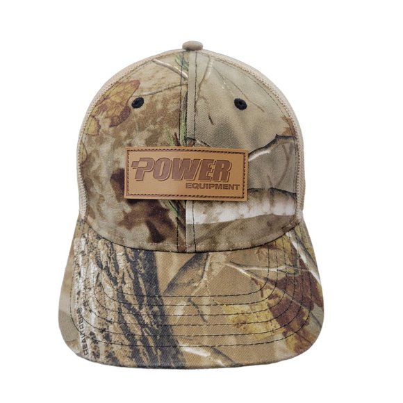 Power Equipment Mesh Camouflage Snapback Cap Realtree Trucker Camo Hat - Picture 1 of 9